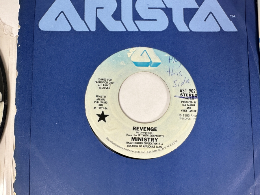 20 Early 1980s Era 45 RPM Vinyl Records Mainly Promo Copies (See Photos) [Photo 14]