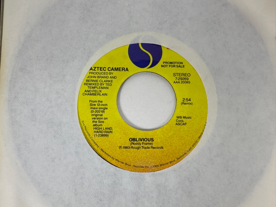 20 Early 1980s Era 45 RPM Vinyl Records Mainly Promo Copies (See Photos) [Photo 8]