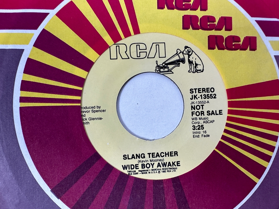 20 Early 1980s Era 45 RPM Vinyl Records Mainly Promo Copies (See Photos) [Photo 20]