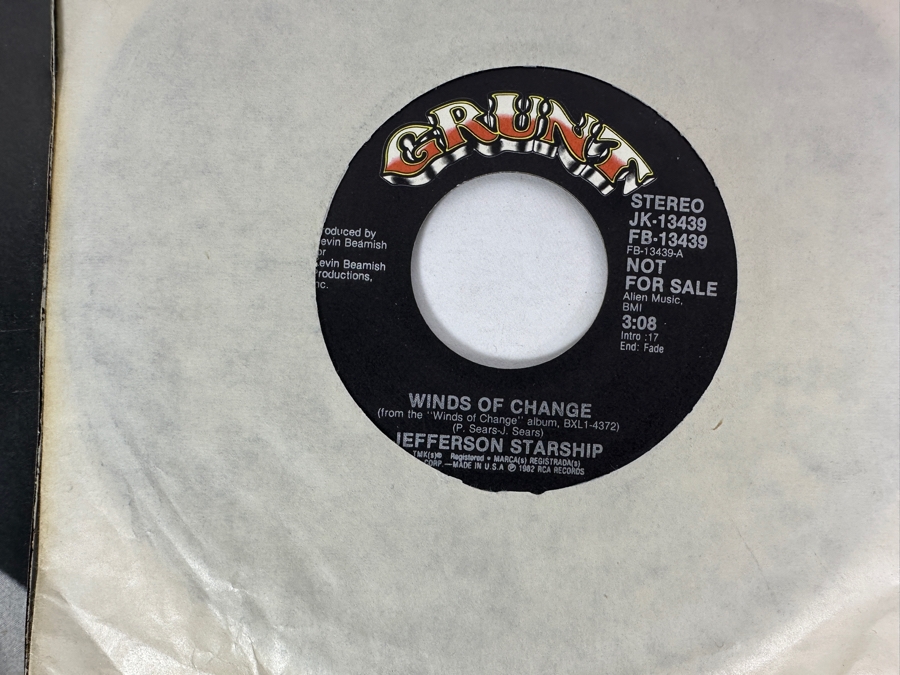 20 Early 1980s Era 45 RPM Vinyl Records Mainly Promo Copies (See Photos) [Photo 4]