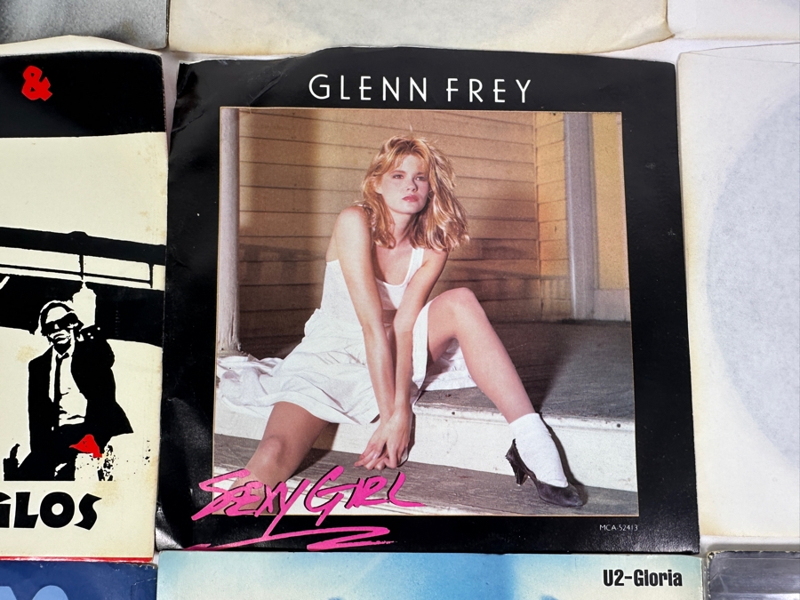 20 Early 1980s Era 45 RPM Vinyl Records Mainly Promo Copies (See Photos) [Photo 9]