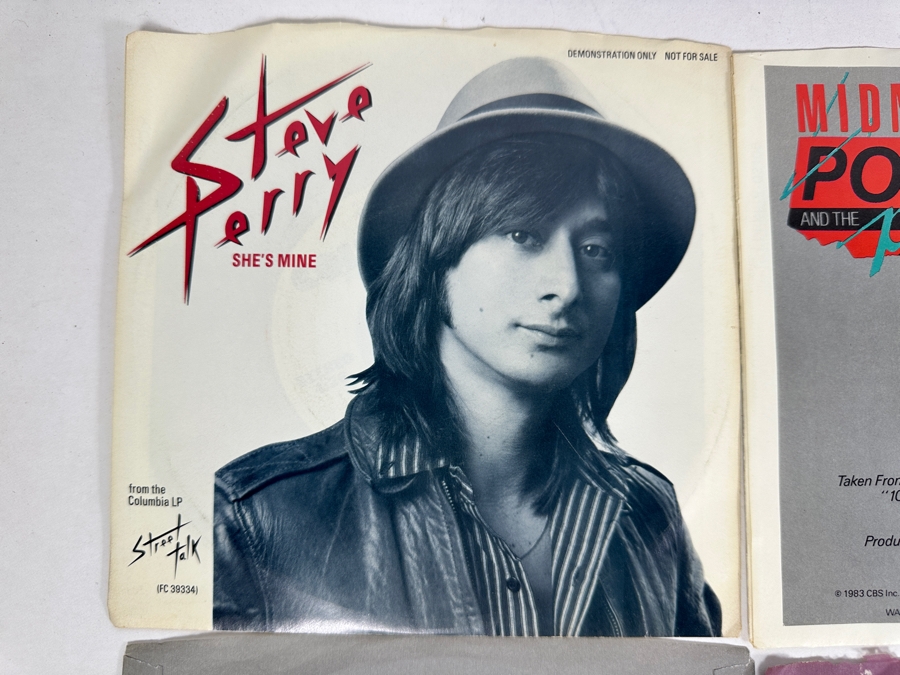 20 Early 1980s Era 45 RPM Vinyl Records Mainly Promo Copies (See Photos) [Photo 2]