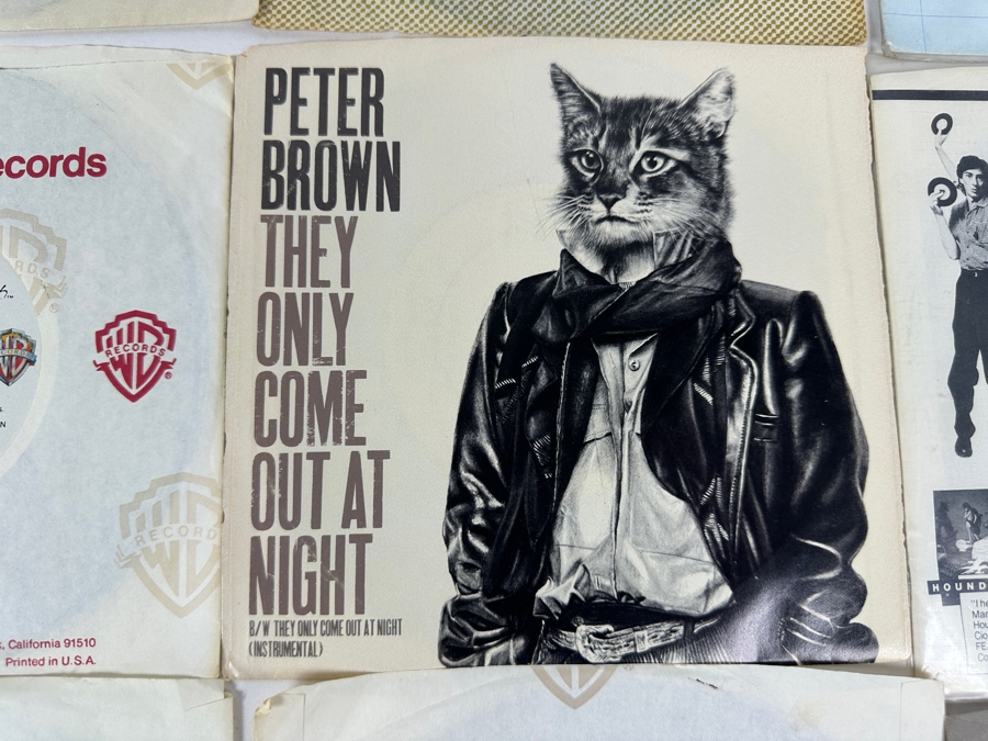 20 Early 1980s Era 45 RPM Vinyl Records Mainly Promo Copies (See Photos) [Photo 14]