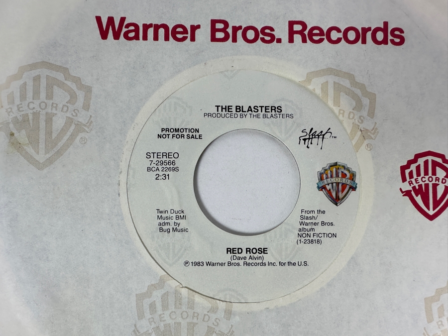 20 Early 1980s Era 45 RPM Vinyl Records Mainly Promo Copies (See Photos) [Photo 15]