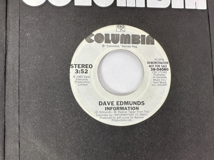 20 Early 1980s Era 45 RPM Vinyl Records Mainly Promo Copies (See Photos) [Photo 6]