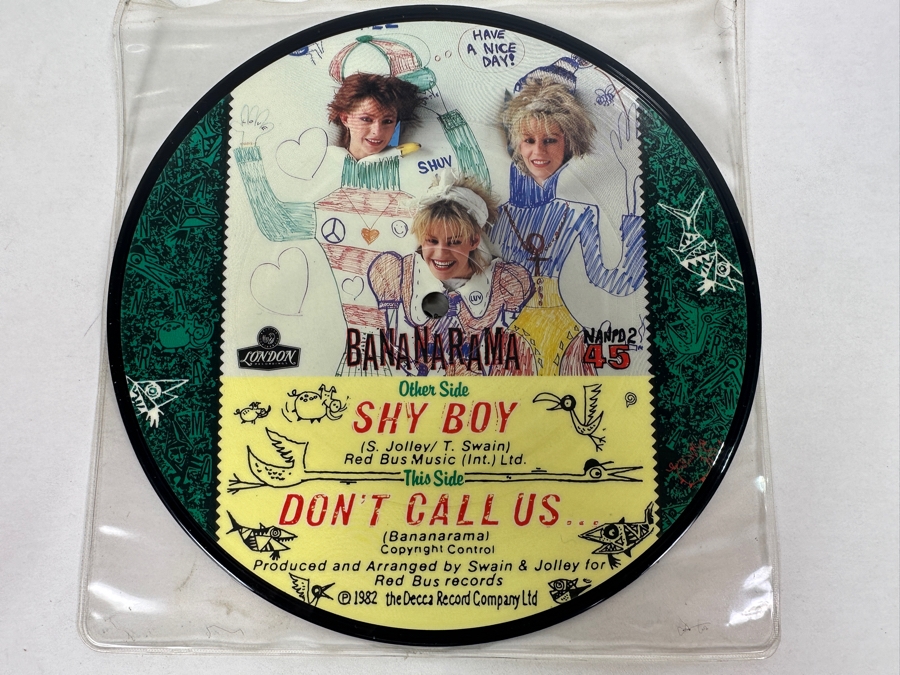 Bananarama - Shy Boy London Records NANPD 2 7' 45 RPM Single Picture Disc 1982 [Photo 1]