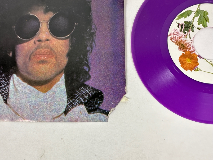 Prince - When Doves Cry Warner Bros Records 7-29286 45 RPM Vinyl Record 1984 Promo Copy Purple Vinyl [Photo 5]