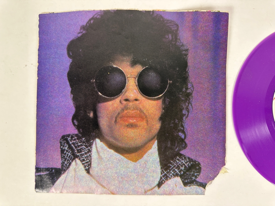 Prince - When Doves Cry Warner Bros Records 7-29286 45 RPM Vinyl Record 1984 Promo Copy Purple Vinyl [Photo 4]