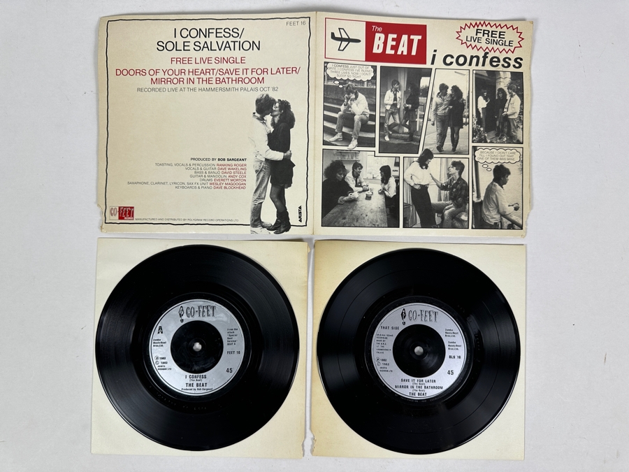 The Beat - I Confess Go Feet Records FEET 16 45 RPM 2 X Vinyl Record 1982 [Photo 1]