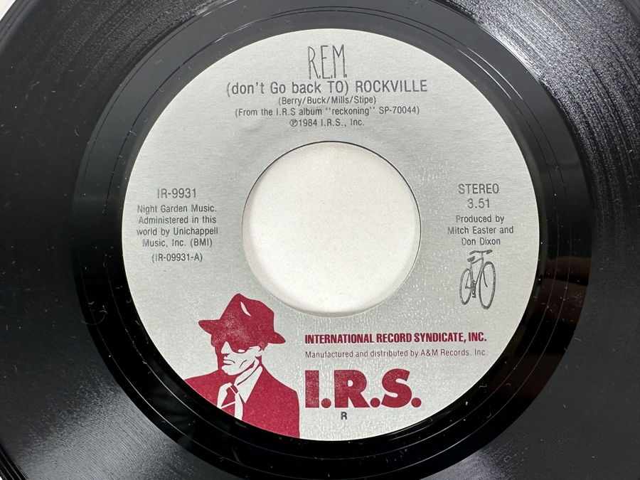 R.E.M. - Don't Go Back To Rockville IR-9931 1984 / Radio Free Europe IR-9916 45 RPM Vinyl Record 1983 [Photo 7]
