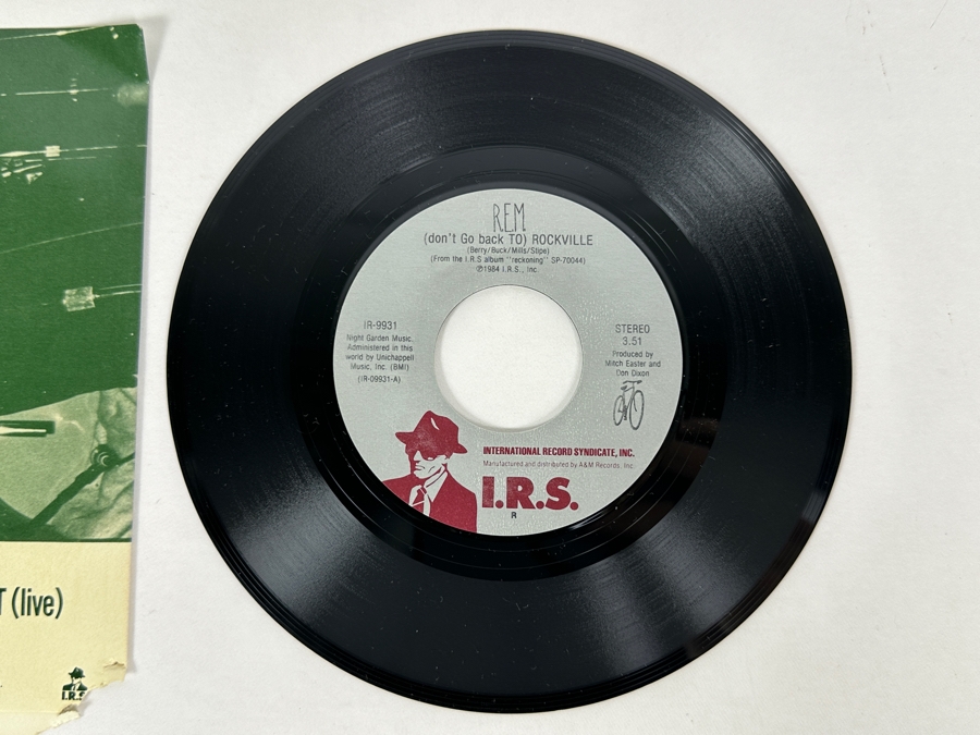 R.E.M. - Don't Go Back To Rockville IR-9931 1984 / Radio Free Europe IR-9916 45 RPM Vinyl Record 1983 [Photo 6]