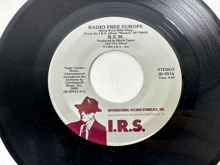 R.E.M. - Don't Go Back To Rockville IR-9931 1984 / Radio Free Europe IR-9916 45 RPM Vinyl Record 1983 [Photo 11]
