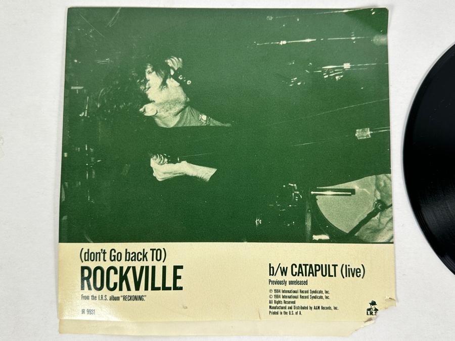 R.E.M. - Don't Go Back To Rockville IR-9931 1984 / Radio Free Europe IR-9916 45 RPM Vinyl Record 1983 [Photo 4]