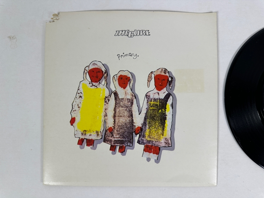 The Cure - Primary Fiction Records Fics 12 7' Single 45 RPM Vinyl Record 1981 Small Hole UK 1981 [Photo 2]