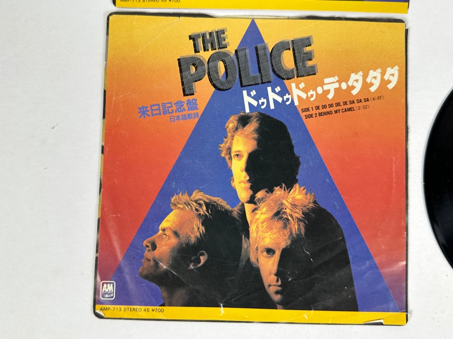 Pair Of The Police - De Do Do Do, De Da Da Da A&M Records AMP-713 45 RPM Vinyl Record 1980 Japanese Import [Photo 4]