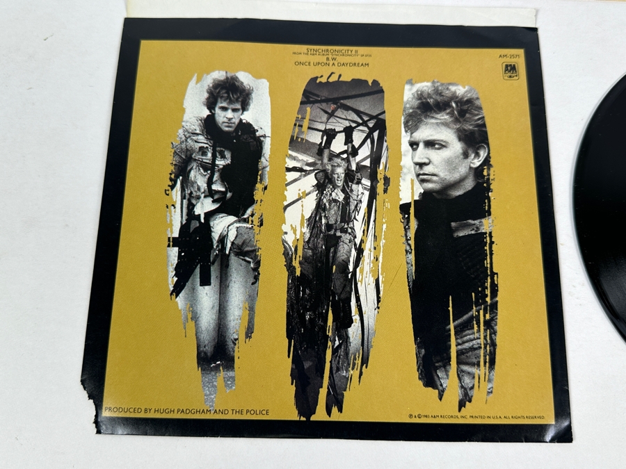 The Police - Spirits In The Material World 2390-S 1981 / Every Little Thing She Does Is Magic 2371-S 1981 / Synchronicity II AM-2571 1983 A&M Records 45 RPM 3 X Vinyl Records [Photo 6]