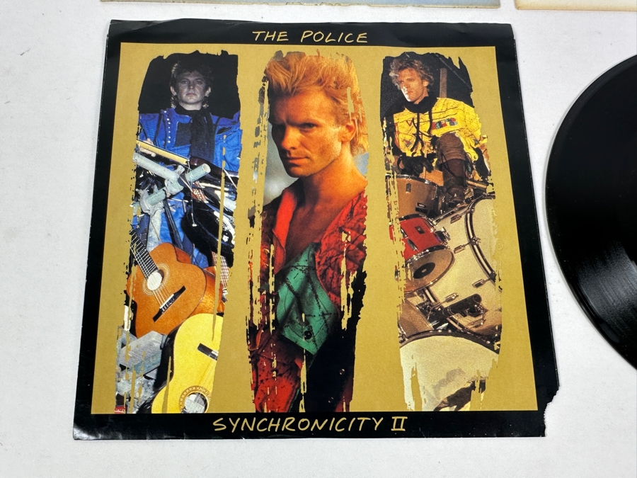 The Police - Spirits In The Material World 2390-S 1981 / Every Little Thing She Does Is Magic 2371-S 1981 / Synchronicity II AM-2571 1983 A&M Records 45 RPM 3 X Vinyl Records [Photo 5]
