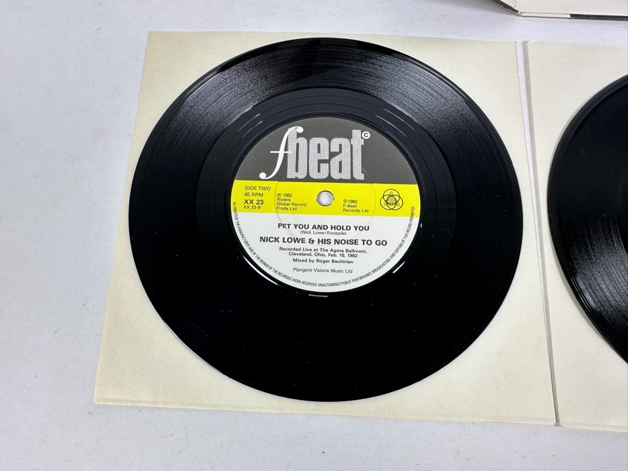 Nick Lowe - Cruel To Be Kind Radar Records ADA 43 1979 UK / Nick Lowe - My Heart Hurts F-Beat Records SAM 147 1982 45 RPM Vinyl Record [Photo 10]