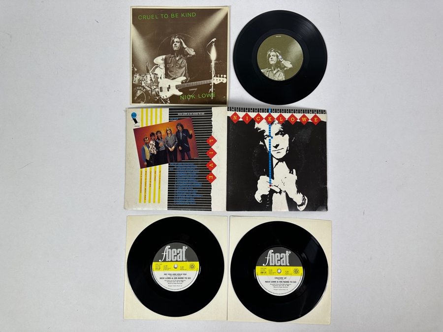 Nick Lowe - Cruel To Be Kind Radar Records ADA 43 1979 UK / Nick Lowe - My Heart Hurts F-Beat Records SAM 147 1982 45 RPM Vinyl Record [Photo 1]