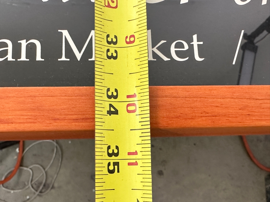 Amado Maurilio Pena, Jr (Born 1943) Hand Signed Artist Gallery Poster Titled 'El Taller On The Plaza' Indian Market / 1991 / Santa Fe Framed 25 X 34.5 [Photo 9]