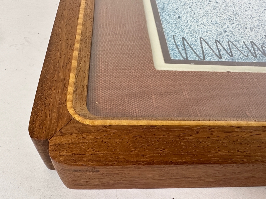 Amado Maurilio Pena, Jr (Born 1943) Hand Signed Print First Season Music At Angel Fire Summer 1984 New Mexico 27 X 19 Framed In Beautiful Inlaid Wooden Frame 34 X 25 [Photo 8]