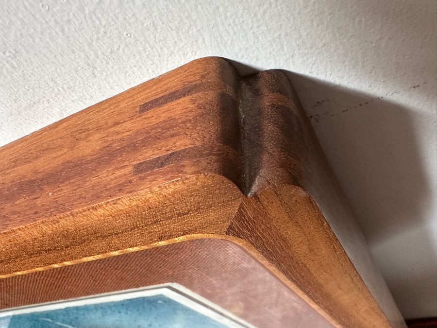 Amado Maurilio Pena, Jr (Born 1943) Hand Signed Print First Season Music At Angel Fire Summer 1984 New Mexico 27 X 19 Framed In Beautiful Inlaid Wooden Frame 34 X 25 [Photo 14]