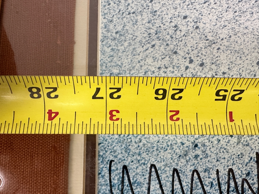 Amado Maurilio Pena, Jr (Born 1943) Hand Signed Print First Season Music At Angel Fire Summer 1984 New Mexico 27 X 19 Framed In Beautiful Inlaid Wooden Frame 34 X 25 [Photo 9]