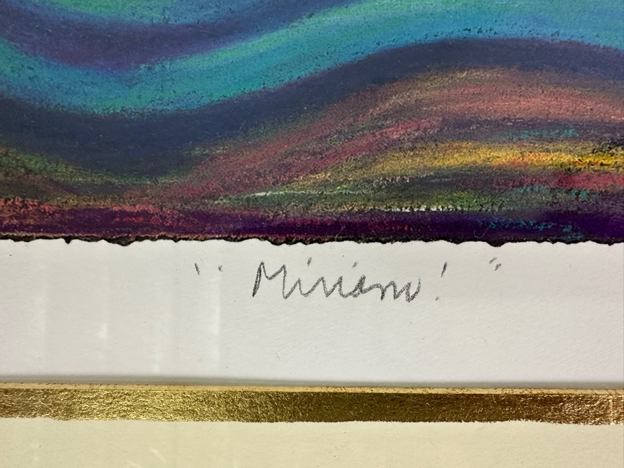 Sara M. Novenson Handpainted Giclee Titled 'Miriam' Women Of The Bible Series Limited Edition 23 Of 250 17.5 X 21.5 Framed 26 X 29 [Photo 6]