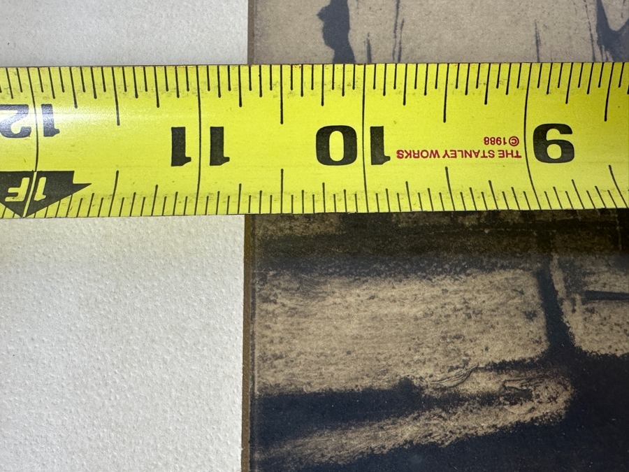 Antique Harbor Print Signed B. Johnson Finland 10.5 X 8.5 Framed 16.5 X 12.5 [Photo 9]