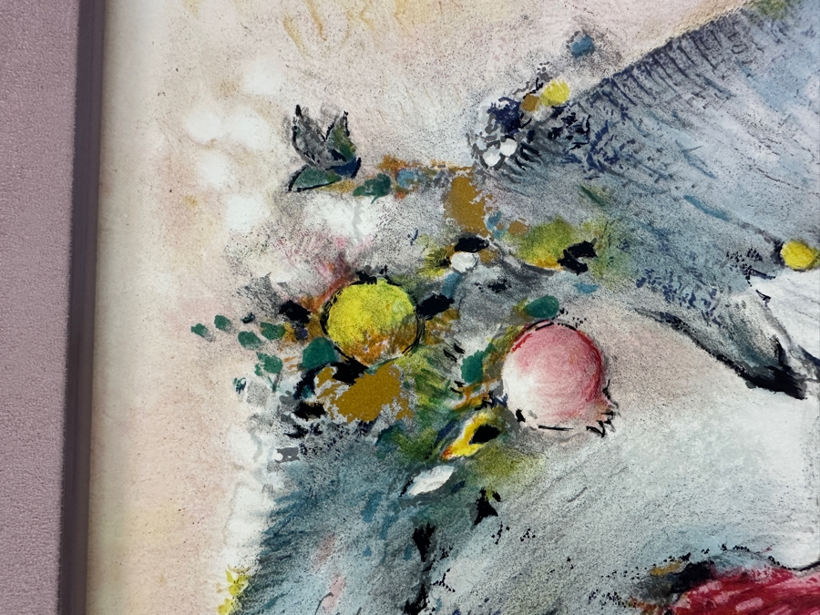 Ben Avram Hand Signed Artist Proof Lithograph 18.5 X 24 Framed 26.5 X 31 [Photo 7]