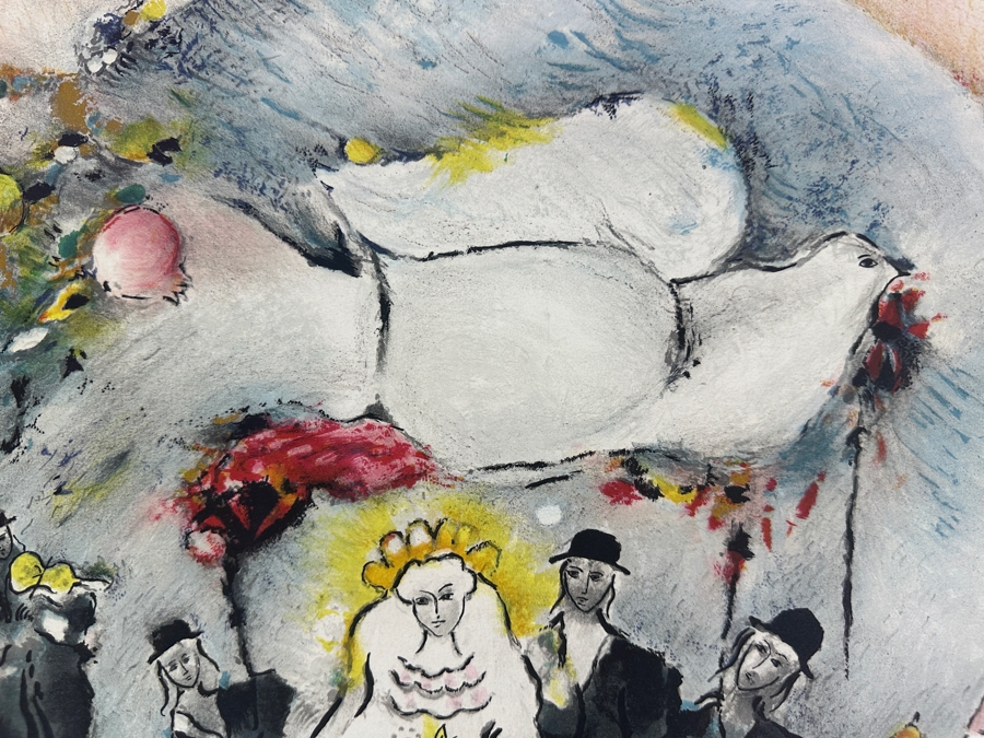 Ben Avram Hand Signed Artist Proof Lithograph 18.5 X 24 Framed 26.5 X 31 [Photo 6]