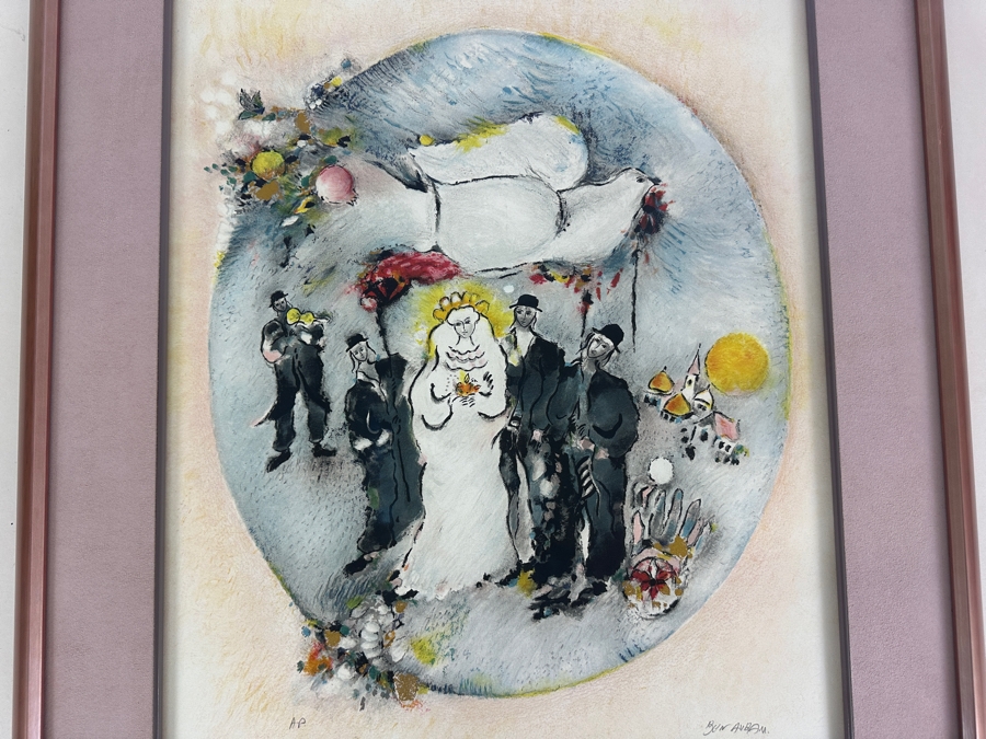 Ben Avram Hand Signed Artist Proof Lithograph 18.5 X 24 Framed 26.5 X 31 [Photo 4]