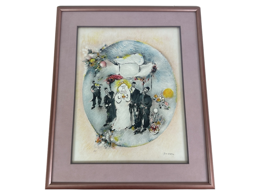 Ben Avram Hand Signed Artist Proof Lithograph 18.5 X 24 Framed 26.5 X 31 [Photo 2]