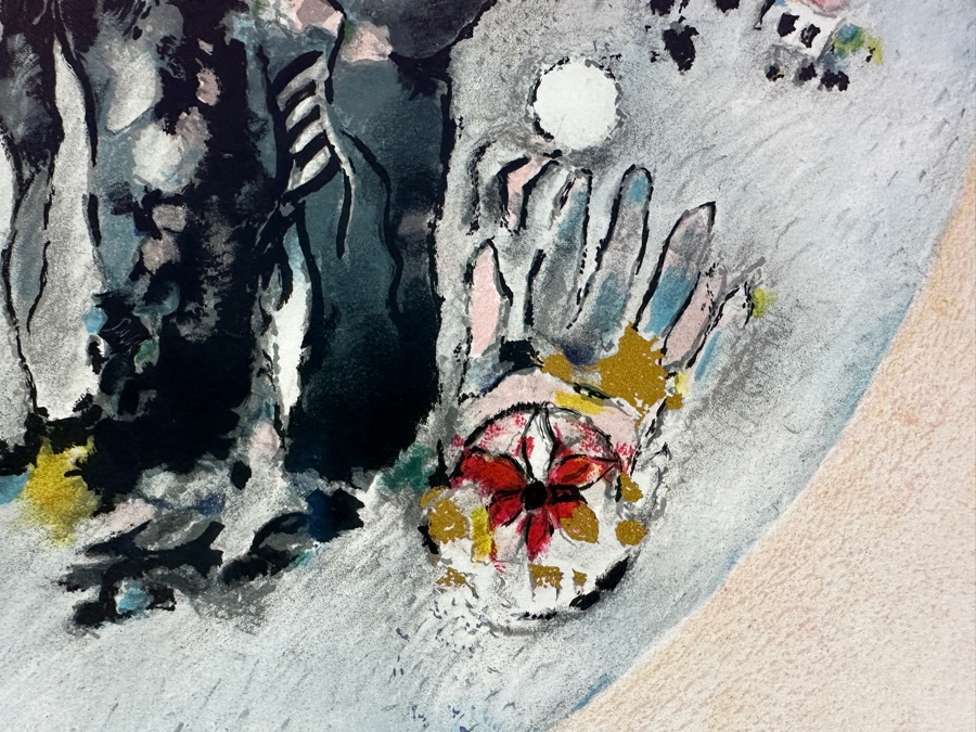 Ben Avram Hand Signed Artist Proof Lithograph 18.5 X 24 Framed 26.5 X 31 [Photo 10]