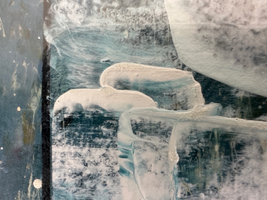 Ralph W. Groff Original Geometric Mixed-Media Painting On Paper Artist Signed 16 X 24 Framed 26 X 33 [Photo 10]