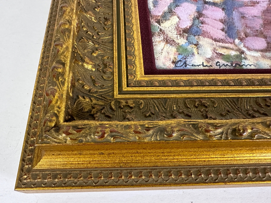 Charles Guerin Woman With Rose Canvas Print 11.5 X 16.5 Framed 18 X 23 [Photo 9]