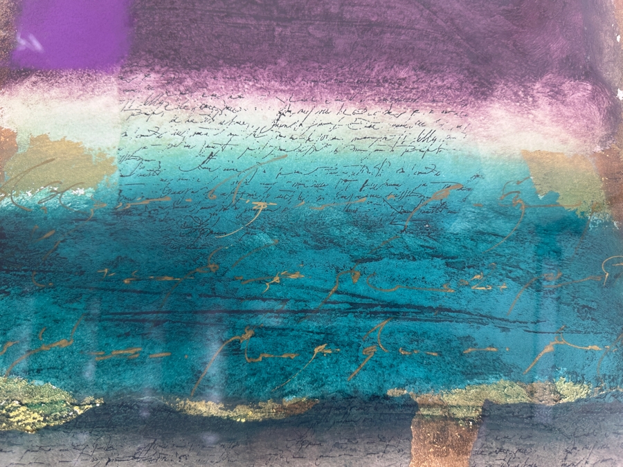 James Cox 'Delta II' Hand Colored Artist Proof Print Artist Signed  19 X 24 Framed 28 X 33 [Photo 6]