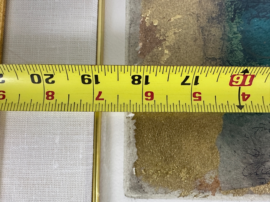 James Cox 'Delta II' Hand Colored Artist Proof Print Artist Signed  19 X 24 Framed 28 X 33 [Photo 12]