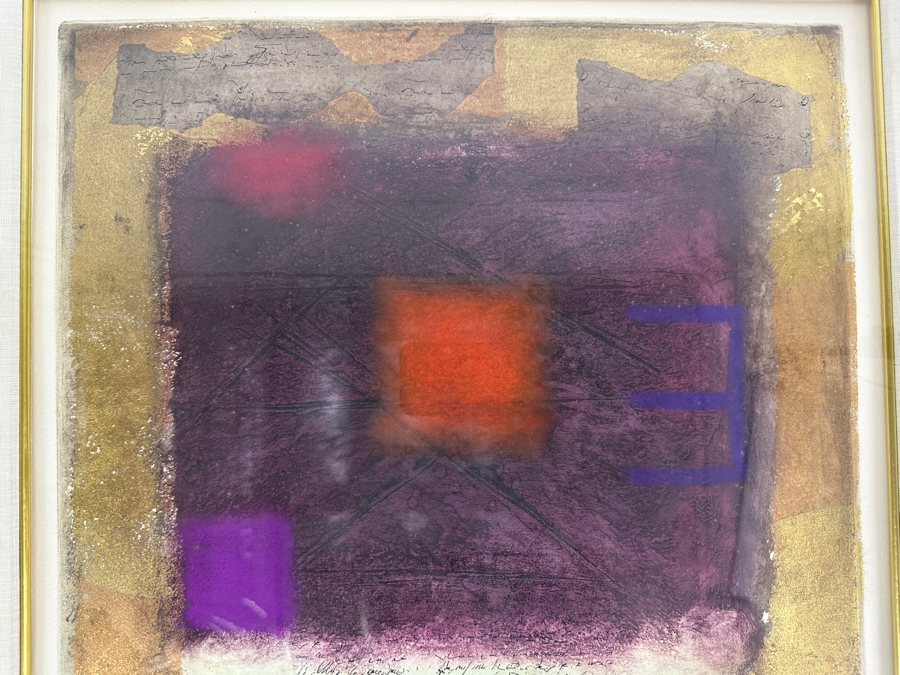 James Cox 'Delta II' Hand Colored Artist Proof Print Artist Signed  19 X 24 Framed 28 X 33 [Photo 4]