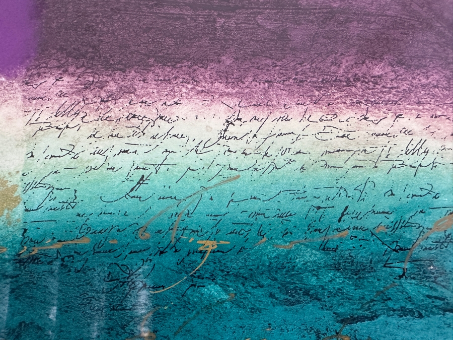 James Cox 'Delta II' Hand Colored Artist Proof Print Artist Signed  19 X 24 Framed 28 X 33 [Photo 7]