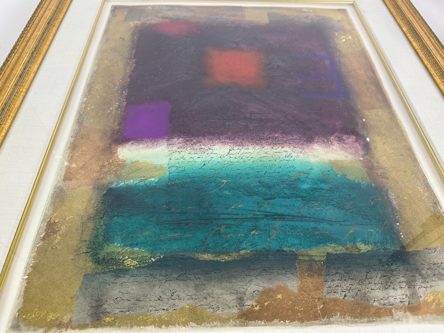 James Cox 'Delta II' Hand Colored Artist Proof Print Artist Signed  19 X 24 Framed 28 X 33 [Photo 8]