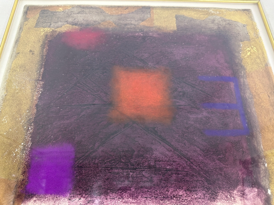 James Cox 'Delta II' Hand Colored Artist Proof Print Artist Signed  19 X 24 Framed 28 X 33 [Photo 5]