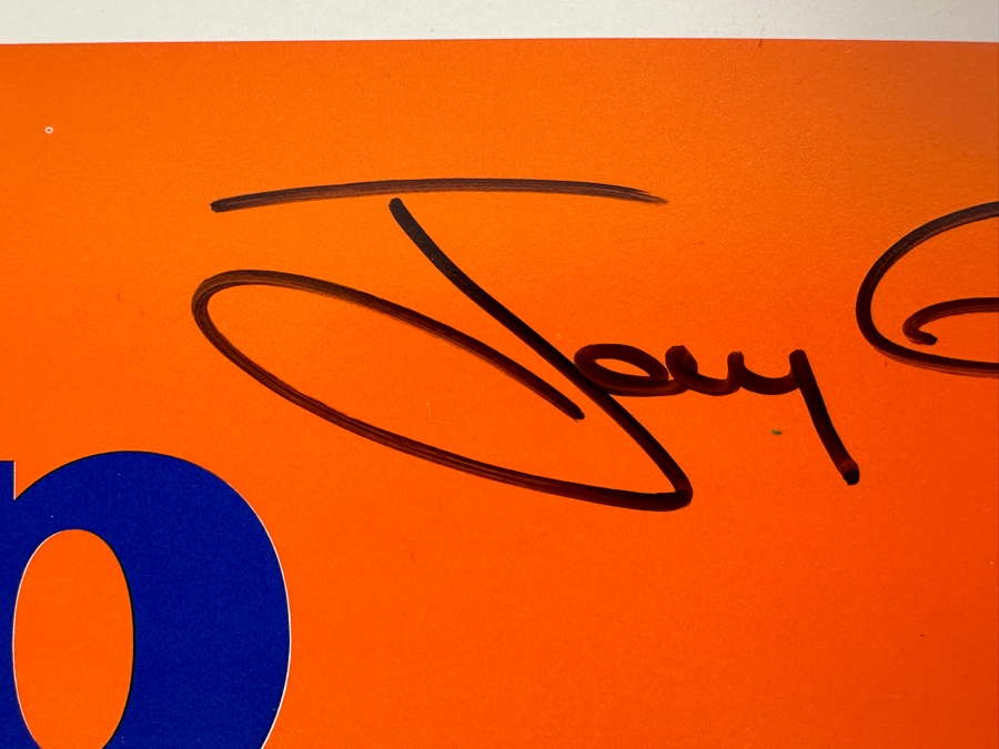 Tony Gwynn Autographed Keep The Faith Padres Sign The San Diego Union Tribune With Jack In The Box Ad On Back 1996 14 X 10 [Photo 4]