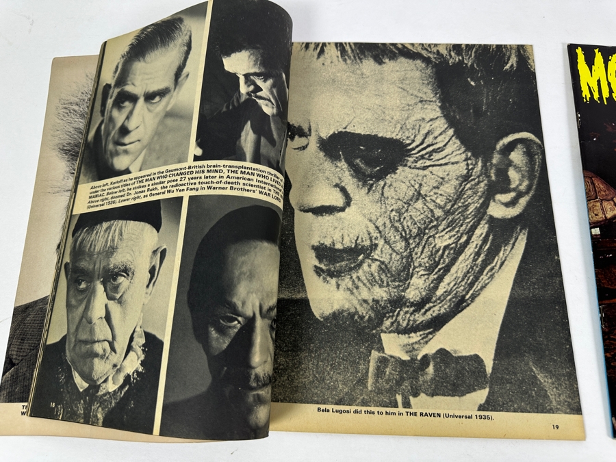 Vintage 1964 Monster World #2 The Munsters Exclusive First Photos And Vintage 1966 Monster World #9 Meet The Addams Family (Warren Magazine Comic Books) [Photo 12]