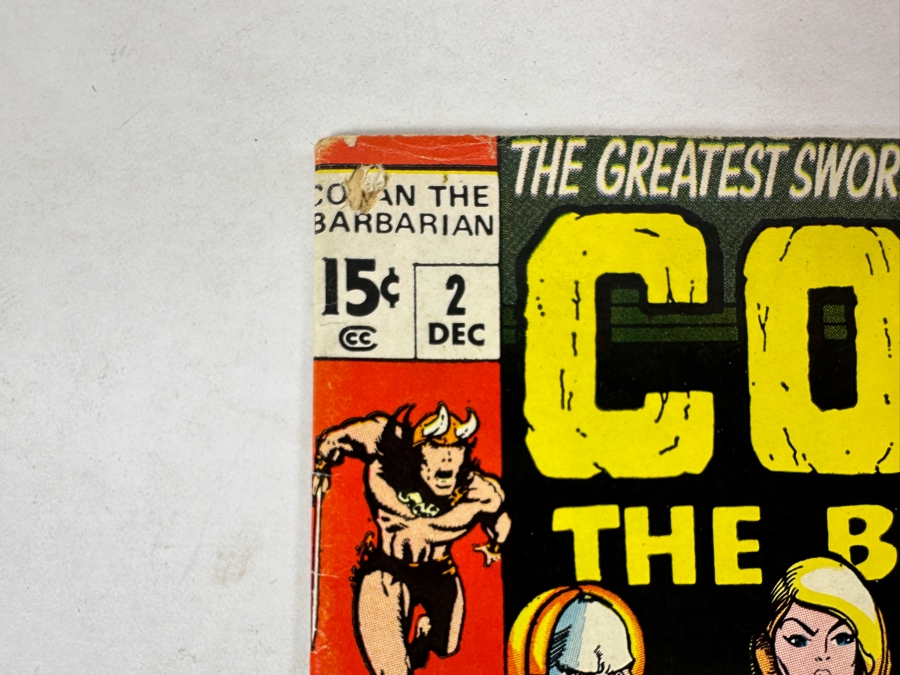 Vintage 1970 Marvel Comics Conan The Barbarian #2 Comic Book [Photo 2]