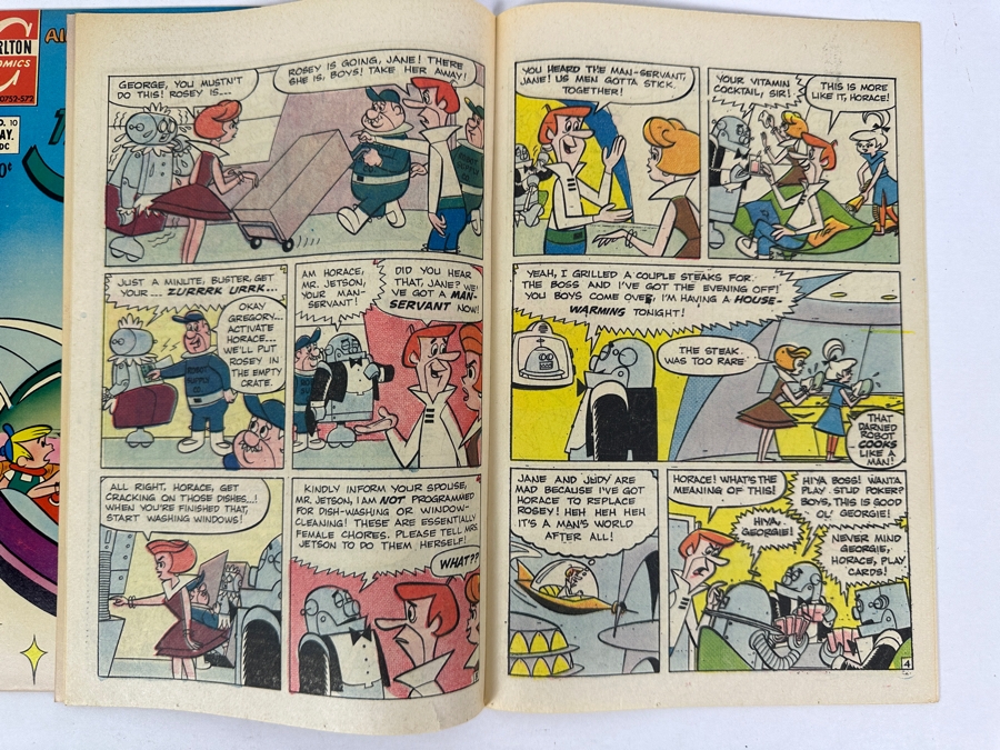 Vintage 1972 Charlton Comics The Jetsons Vol. 3, #10 & 1973 Vol. 4, #16 Comic Books [Photo 14]