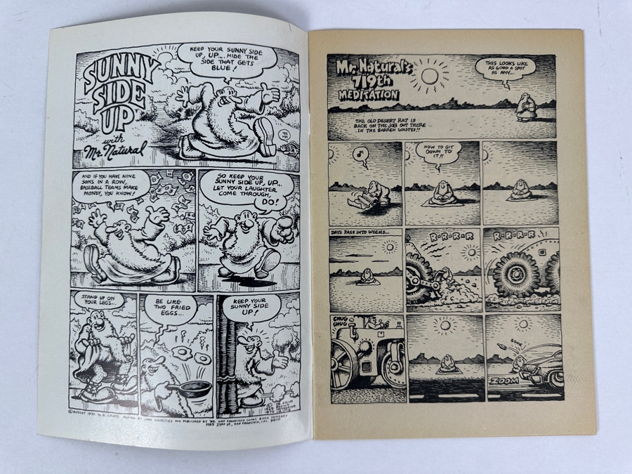 Vintage 1970 Apex Novelty Mr. Natural Featuring Flakey Foont Robert Crumb Comic Book [Photo 5]