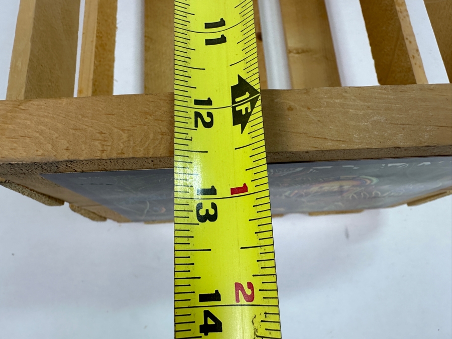 Pair Of Wooden 45 LPs Record Bar Storage Boxes 8W X 12.5D X 5.5H [Photo 6]