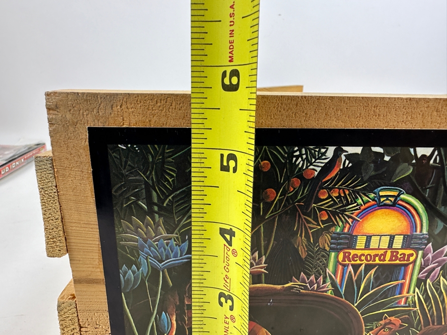 Pair Of Wooden 45 LPs Record Bar Storage Boxes 8W X 12.5D X 5.5H [Photo 7]