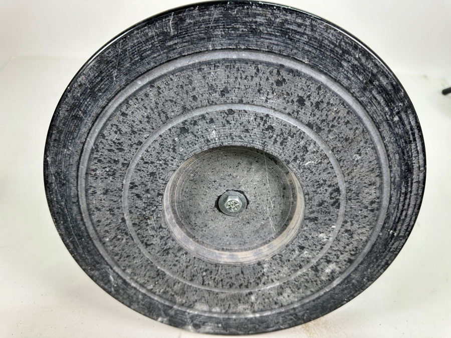 Vintage Bronze Sculpture Of Man (Bacchus) Holding A Snake With Marble Base 24H [Photo 13]